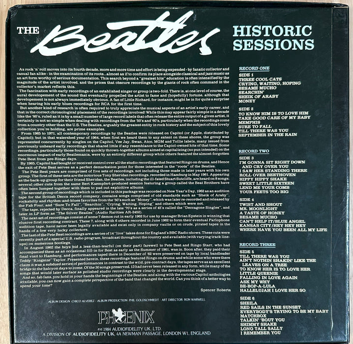 The Beatles - Historic Sessions - 3 LP Boxed Set