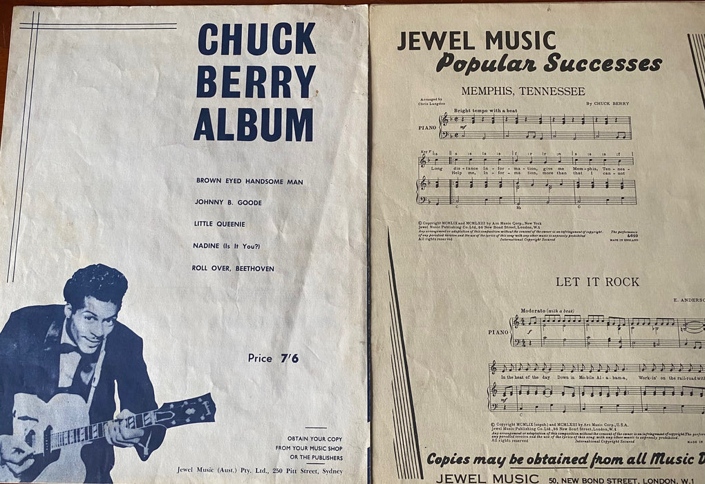 The Beatles / Chuck Berry - Sheet Music  **Rare