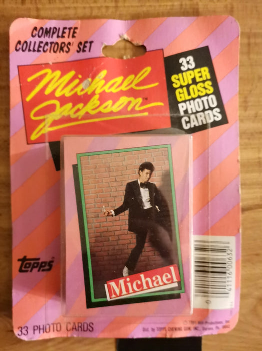 Michael Jackson - Topps 1984 Super Photo Glossy Cards - NIB