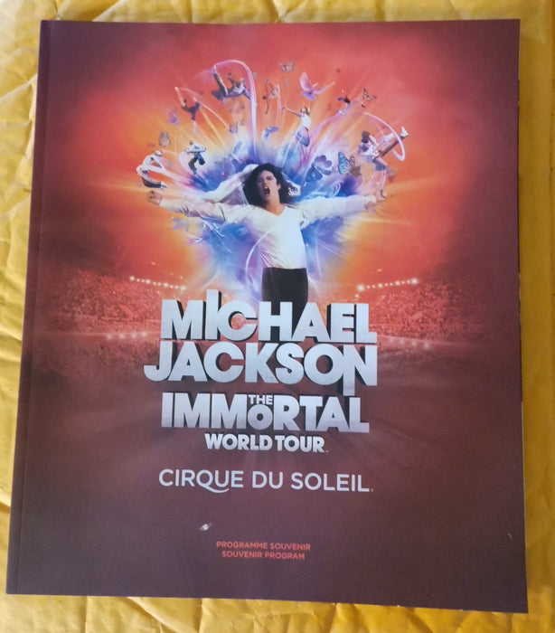 Michael Jackson - The Immortal World Tour with Cirque Du Soleil - Souvenir Program 2011