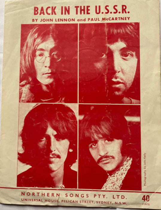 The Beatles - Paul McCartney Set of Four - Sheet Music **Rare