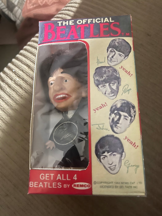 The Beatles - Ringo Starr Remco Softbody Beatle in box with Drum