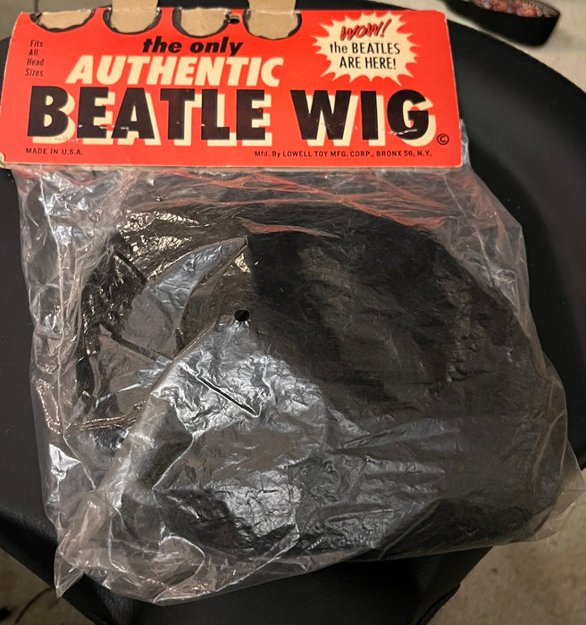 The Beatles - Authentic Beatle Wig - Lowell Toy Mfg 1964