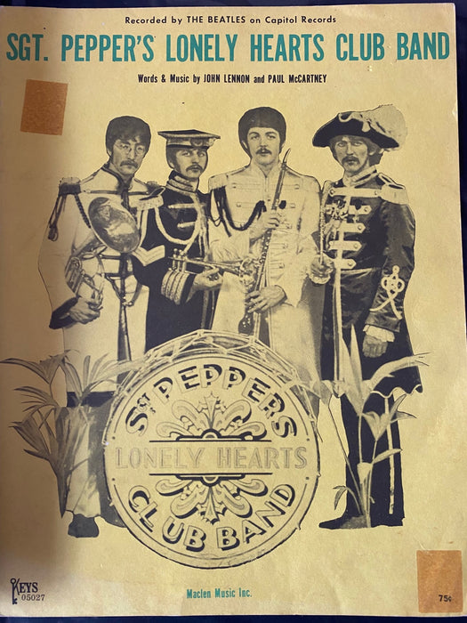 The Beatles - Sgt Peppers Sheet Music UK & USA  ** Rare