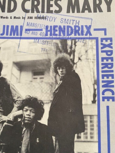 Jimi Hendrix - The Wind Cries Mary - Sheet Music - **Rare