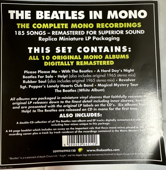 The Beatles in Mono - CD Boxed Set