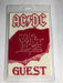 AC/DC - Razor's Edge Tour 1990-91 -Backstage Pass Super Rare Glow in Dark