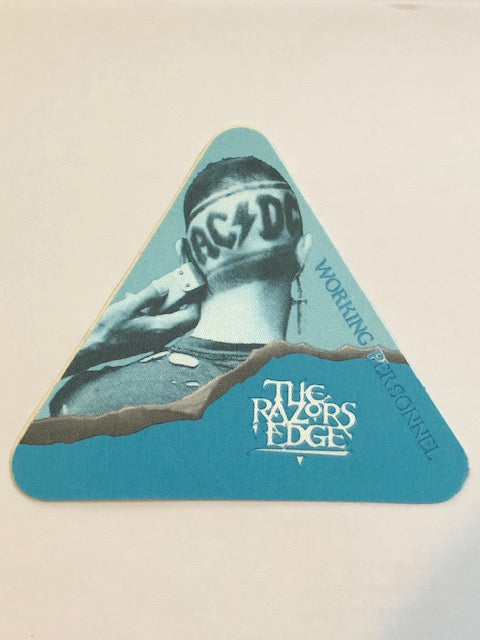 AC DC - Razor's Edge Tour - Cloth Backstage Pass 1990-1991