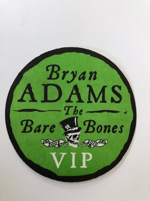 Bryan Adams - The Bare Bones Tour 2009-10 - VIP Backstage Pass