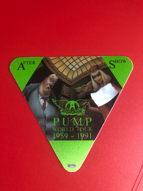 Aerosmith - Pump World Tour 1989-91 - Backstage Pass