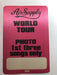 Air Supply - World Tour 1984 - Backstage Pass