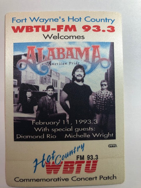 Alabama - Concert 1993 - Radio Promo - Backstage Pass 