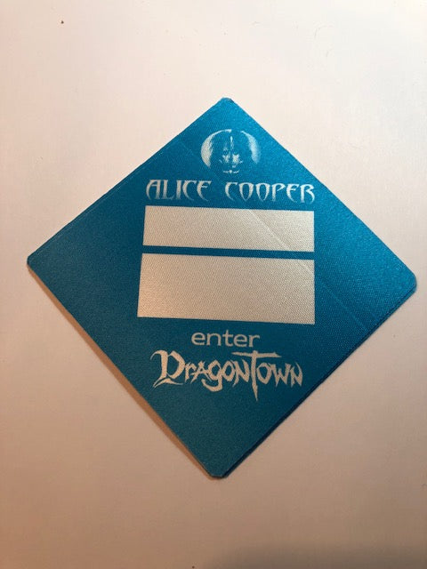Alice Cooper - Dragontown Tour 2001 - Backstage Pass
