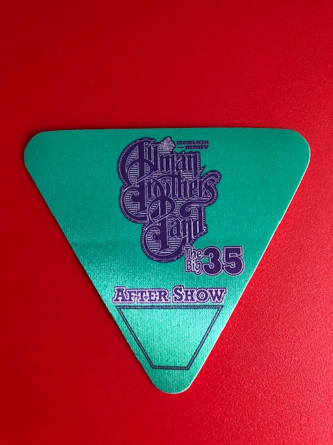 Allman Brothers - Big 35 Tour - Backstage Pass