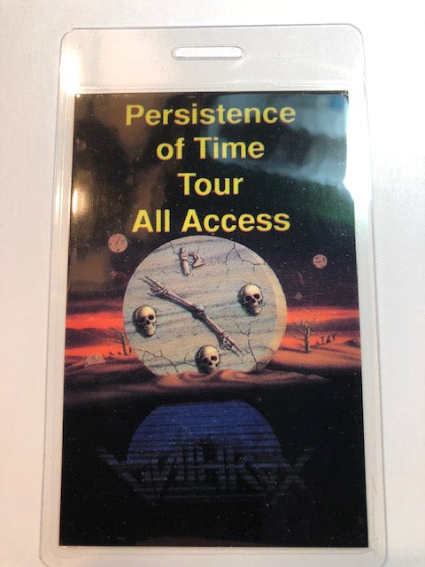 Anthrax - Persistence of Tim Tour 1990 - Backstage Pass