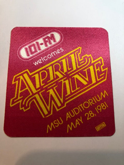 April Wine - Nature of the Beast Tour 1981 - Backstage Pass