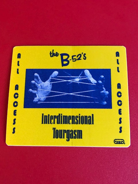 B-52's - Interdimensional Tourgasm Tour 1992 - Backstage Pass