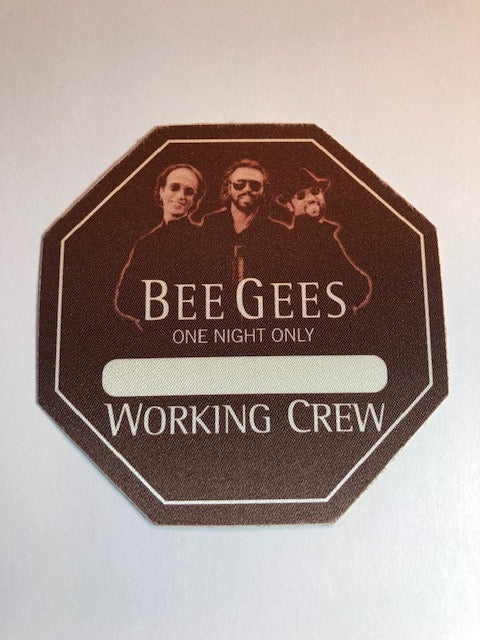 Bee Gees - One Night Only Tour 1999 - Backstage Pass ** Rare