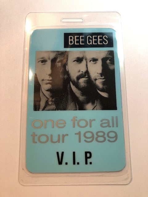 Bee Gees - One For All Tour 1989 - Backstage Pass