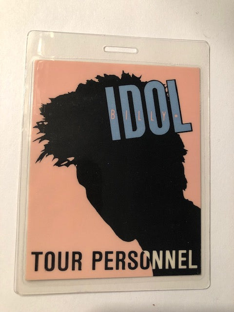 Billy Idol - World Tour 1987-88 - Backstage Pass