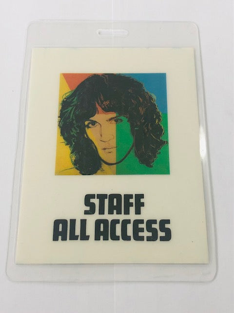 Billy Squier - Emotions in Motion Tour 1982 - Warhol Design - Backstage Pass