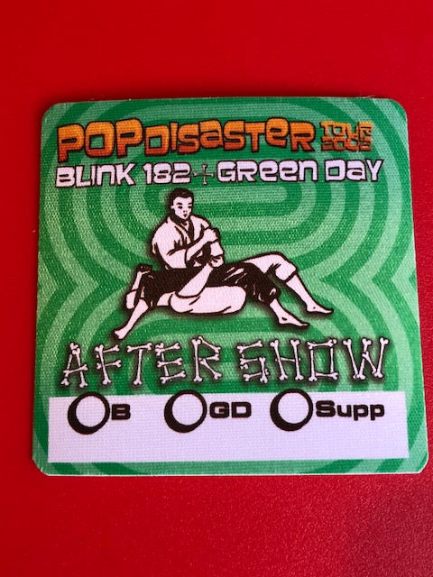Green Day & Blink 182 - Pop Disaster Tour 2002 - Backstage Pass
