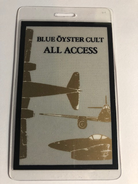 Blue Oyster Cult - Revolution By Night Tour 1983 - Backstage Pass