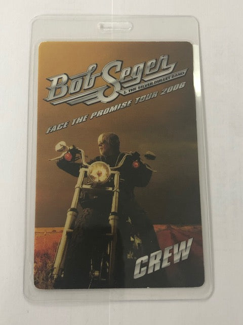 Bob Seger - Face the Promise Tour 2006 - Backstage Pass