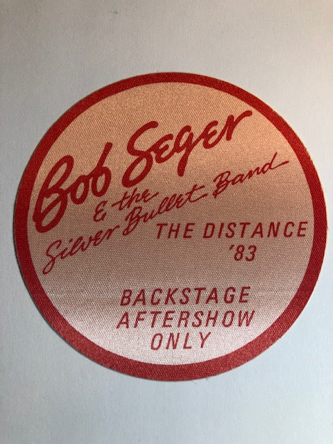 Bob Seger - The Distance Tour 1983 - Backstage Pass
