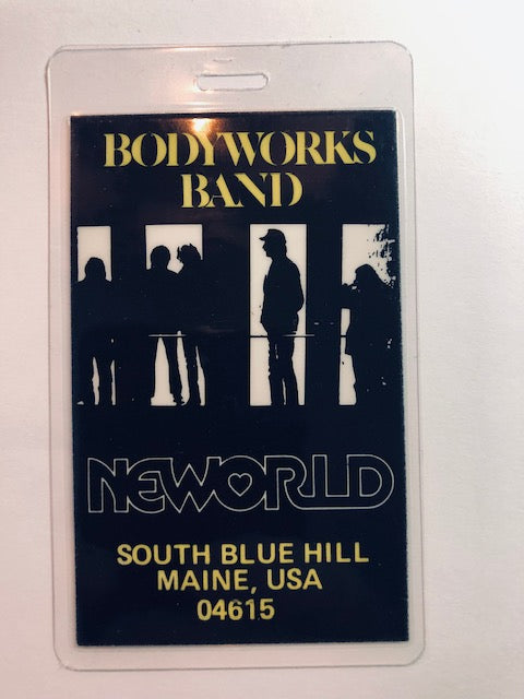 Bodyworks Band - Paul Stookey of Peter Paul & Mary - The Band & Bodyworks Tour 1980 - Backstage Pass  **Rare