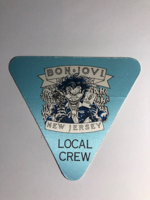 Bon Jovi - New Jersey Syndicate Tour 1988 - Backstage Pass