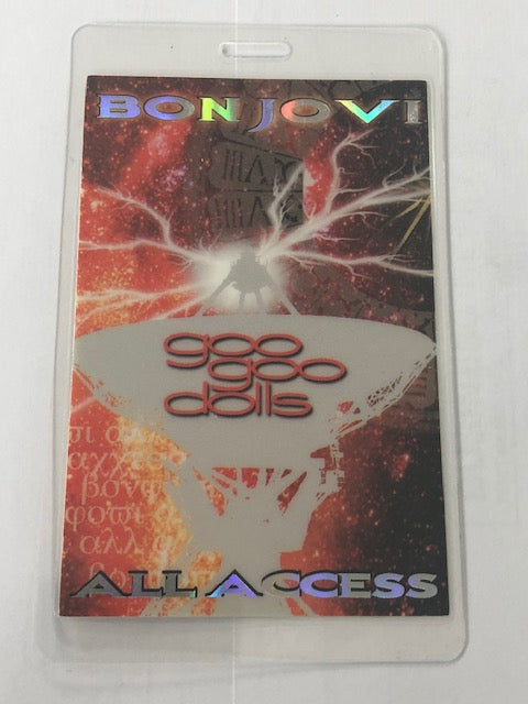 Bon Jovi & Goo Goo Dolls - Bounce Tour 2002 - Numbered Foil Backstage Pass