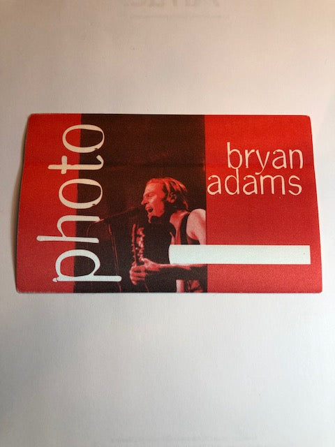 Bryan Adams - Till I Die Tour 1996 - Oversized Backstage Pass