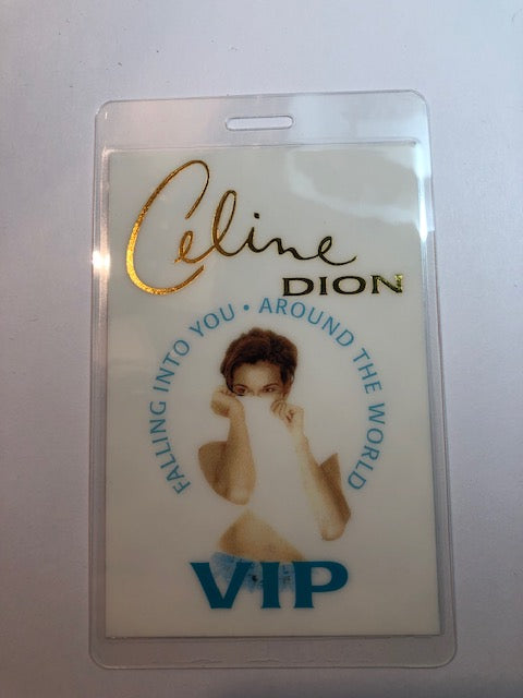 Celine Dion - Falling into you Around the World Tour 1996 - Backstage Pass ** Rare