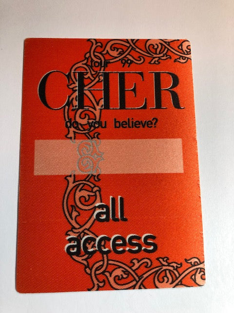 Cher - Do you Believe Tour 1999 - Backstage Pass