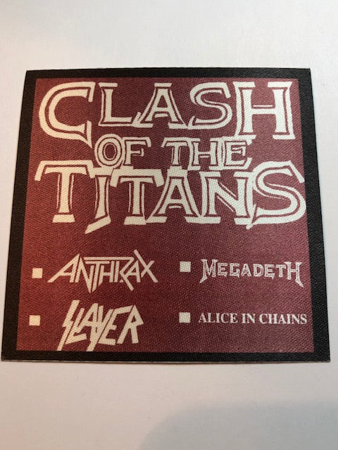 Special Event - Clash of Titans Tour 1990-91 - Anthrax, Megadeth, Slayer, Alice in Chains - Backstage Pass