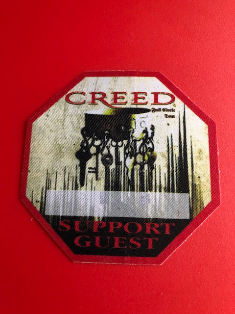 Creed Backstage Concert Pass 2010