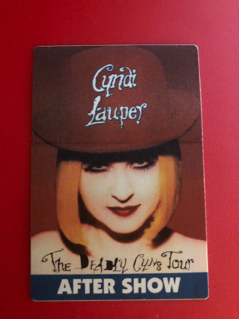 Cyndi Lauper Backstage Pass