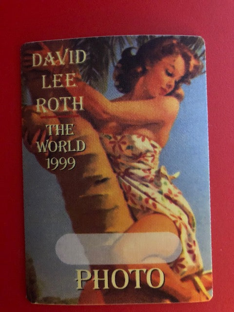 David Lee Roth Backstage Pass