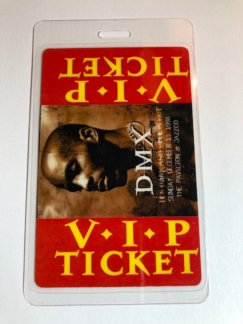 DMX - It's Dark and Hell is Hot Tour 1998 - Backstage Pass **Rare
