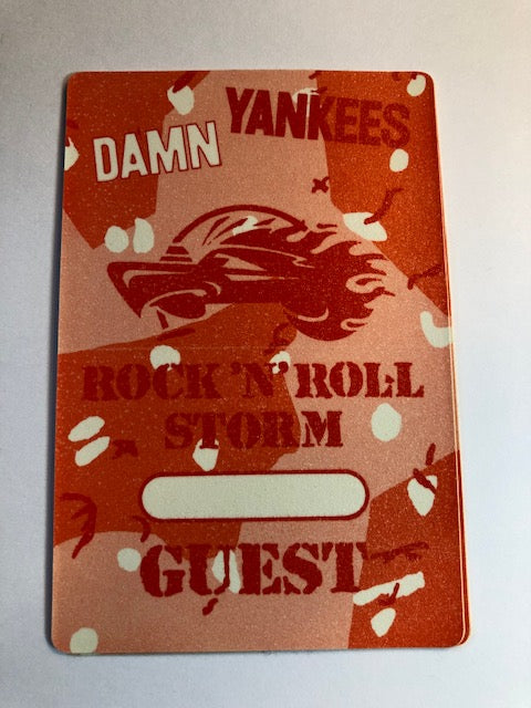 Damn Yankees w/ Ted Nugent - Rock N' Roll Storm 1991 - Honoring the Gulf War Troops - Backstage Pass