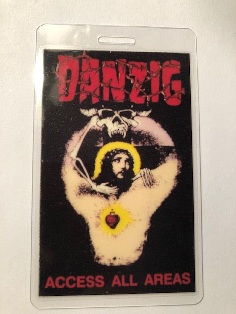Danzig - God Don't Like it Tour 1989 - Backstage Pass