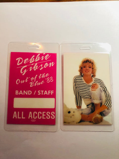 Debbie Gibson - Out of the Blue Tour 1988 - Backstage Pass