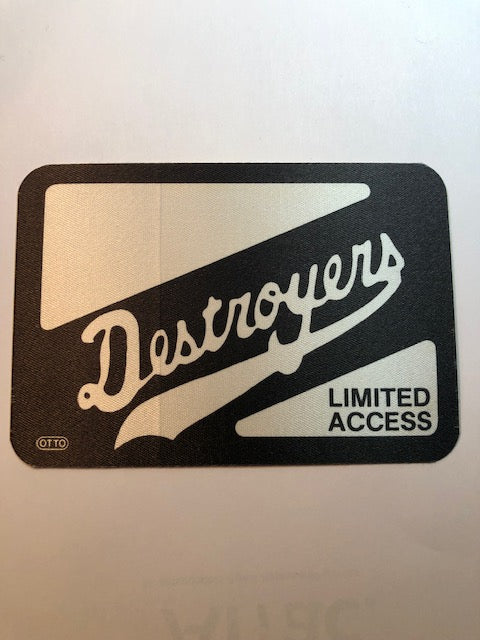 Destroyers (George Thorogood) - Maverick Tour 1986 - Backstage Pass