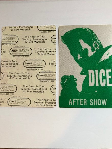 Comedy - Andrew Dice Clay - Dice Rules Tour 1991 - Backstage Pass