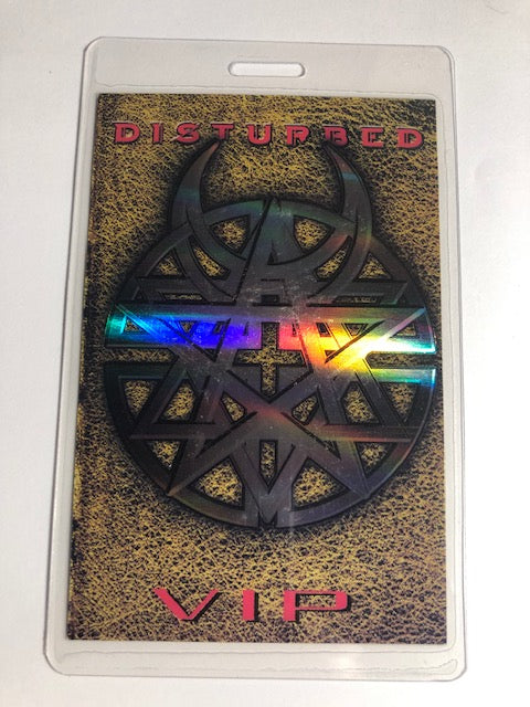 Disturbed -  Believe Tour 2002 - Backstage Pass