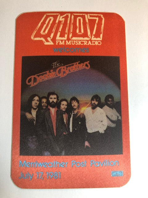 Doobie Brothers - Merriweather Post Pavilion 1981 - Backstage Pass