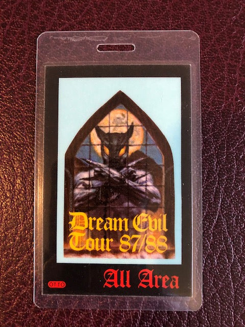Dio - Dream Evil Tour 1987-88 - Backstage Pass