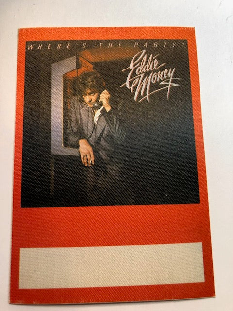 Eddie Money - Where is the Party Tour 1983 - Backstage Pass