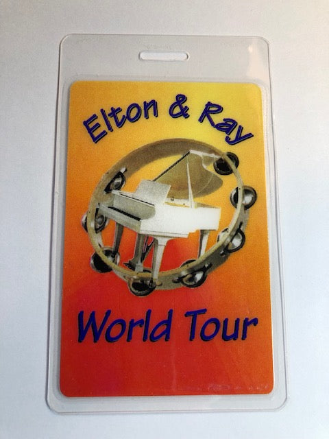 Elton John & Ray Cooper - Elton & Ray World Tour 1994 - Backstage Pass **Rare